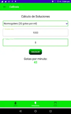 CalDosis android App screenshot 2