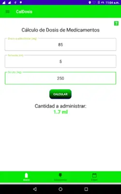 CalDosis android App screenshot 3